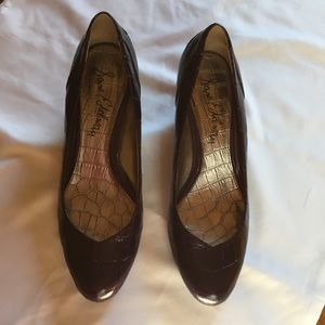 Sam Edelman dress pumps 8.5 purple like new, fits more like 8